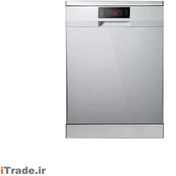 تصویر ماشین ظرفشویی دوو 14 نفره مدل DW 1486 ماشین ظرفشویی دوو 14 نفره مدل DW-1486W سفید دارای طبقه سوم جهت چیدمان قاشق و چنگال و صفحه نمایش بزرگ LED است.