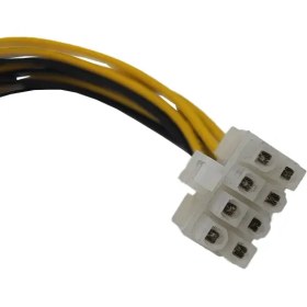 تصویر کابل تبدیل برق 4 پین به 8 پین cpu ا 4-pin to 8-pin cpu power conversion cable 4-pin to 8-pin cpu power conversion cable