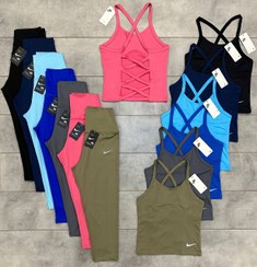 تصویر ست ورزشی لگ برمودا و تاپ کد 3625 