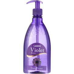 تصویر مایع دستشویی لطیفه مدل Violet Flower حجم 400 میلی لیتر لطیفه