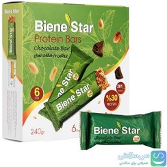 تصویر پروتئین بار شکلات نعناع- بسته ۶ عددی Mint chocolate protein bar