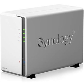 تصویر Synology 2 bay NAS DiskStation DS220j (Diskless), 2-bay; 512 مگابایت DDR4 - ارسال 30 روز کاری 