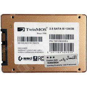 تصویر حافظه TwinMos Hyper H2 Ultra 128GB SSD استوک 