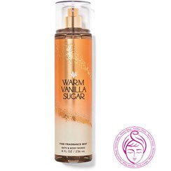 تصویر بادی اسپلش وارم وانیلا شوگر بث اند بادی ورکس Bath & body works Warm Vanilla Sugar Fine Fragrance Mist 