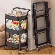 تصویر ترولی فلزی وارداتی - مشکی 