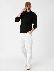 تصویر ژاکت یقه اسکی پایه 