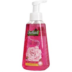 تصویر مایع دستشویی فوم صورتی 500 میل صحت Sehat Pink Foam Handwashing Liquid 500ml