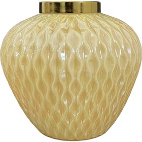 تصویر گلدان رومیزی بلوری کد 24 