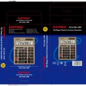 تصویر ماشین حساب 12 رقمی کاتیگا - مدل CD-2758-12RP 