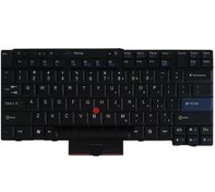 تصویر کیبرد لپ تاپ لنوو ThinkPad T410 مشکی-با موس-با فریم Keyboard Laptop Lenovo ThinkPad T410