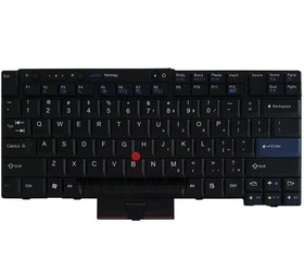 تصویر کیبرد لپ تاپ لنوو ThinkPad T410 مشکی-با موس-با فریم Keyboard Laptop Lenovo ThinkPad T410