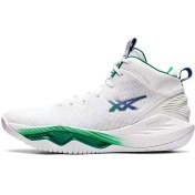 تصویر کفش والیبال اسیکس مدل Nova Surge 2 سایز ۴۰ تا ۴۵ رنگ سفید سبز 