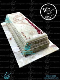 تصویر سنگ مزار مرمر سبز کد 265 