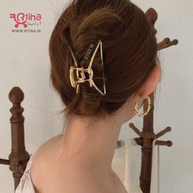 تصویر کلیپس مو فلزی مینیمال مدل a101 