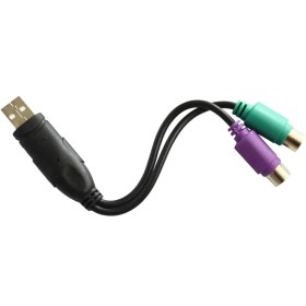 تصویر تبدیل PS2 به USB برددار DTECH 