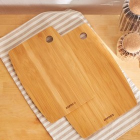 تصویر تخته برش کاراجا مدل BADE مجموعه 2 عددی Karaca Bade 2-Piece Cutting Board