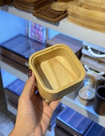 تصویر قندان بامبو مربع 