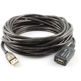 تصویر کابل افزایش طول اکتیو USB 2.0 وی نت طول 10 متر مدل V-CUE20100 V-net V-CUE20100 Active USB 2.0 Extender cable 10 m