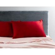 تصویر روبالشی CIEL 100 ٪ COTTON SATIN 2 CASE قرمز Madame Coco 