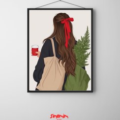 تصویر تابلو دخترونه 