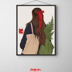 تصویر تابلو دخترونه 