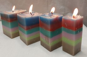 تصویر شمع پک کامل شب و روز پناه pk/ra - رنگین کمان candle panah