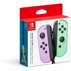 تصویر جوی کان سبز و بنفش نینتندو سوییچ Joy-Con Pastel Purple / Pastel Green 