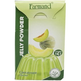 تصویر پودر ژله طالبی فرمند وزن 100 گرم Farmand Cantaloup Jelly Powder 100 gr