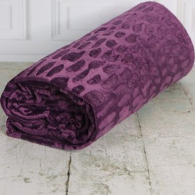 تصویر پتوی مسافرتی فایپکو تک نفره مدل magic طرح سنگ - کرم 