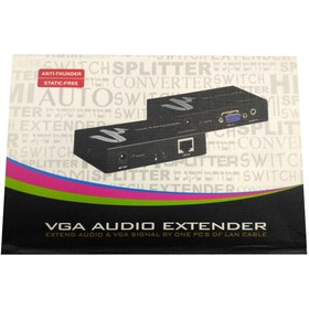 تصویر دستگاه اکستندر VGA مدل 300 متری VGA&amp;AUDIO EXTENDER 300 METER