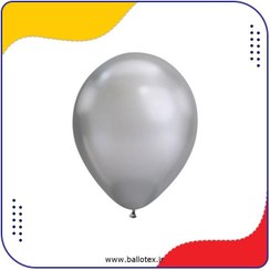 تصویر بادکنک نقره ایی کروم 12 اینچ (50 تایی) 