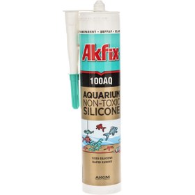 تصویر چسب آکواریوم آکفیکس مدل ۱۰۰AQ حجم ۳۱۰میلی لیتر Akfix 100 AQ Aquarium Adhesive 310 ml