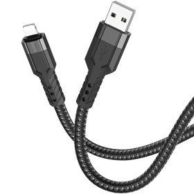 تصویر کابل شارژ هوکو مدل U110 با سری لایتنینگ HOCO U110 Lightning charging data cable