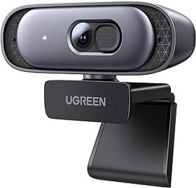 تصویر وب کم Ugreen 2K با پوشش حریم خصوصی ، میکروفون های لغو سر و صدای دوتایی دوربین رایانه 2K 30fps/1080p 60fps ، تصحیح پایین با نور پایین 91 FOV HD CAMERA برای دسکتاپ لپ تاپ Mac Windows Skype UGREEN 2K Webcam with Privacy Cover, Dual Noise Cancellation Microphones Computer Camera 2K 30fps/1080P 60fps,Low-light correction Autofocus 91 FOV HD Web Camera for Laptop Desktop Mac Windows Skype