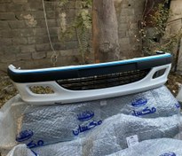 تصویر سپر جلو کامل پژو پارس (دیاق، توری و فلاپ) - با رنگ فابریک و متالیک (گرید A) - سفید 