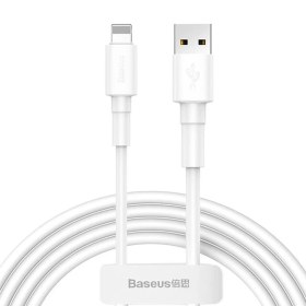 تصویر کابل شارژ لایتنینگ باسئوس مدل CALSW-02 Baseus CALSW-02 Lightning Charger Cable