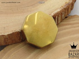 تصویر نگین حدید چند ضلعی کد 50297 