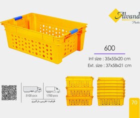 تصویر سبد پلاستیکی کد600 