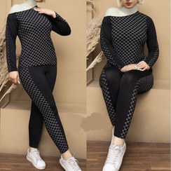 تصویر ست بلوز شلوار آستین بلند زنانه مدل گوچی 