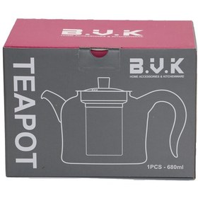 تصویر قوری بی.وی.کی مدل دودی 680 کد 324310 B.V.K. teapot, smoke model 680, code 324310