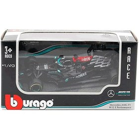 تصویر ماکت بوراگو فرمول یک مرسدس بنز W12e مقیاس 1:43 Bburago MERCEDES F1 W12E 