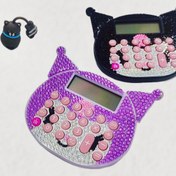 تصویر ماشین حساب دانش آموزی - بنفش،مشکی 