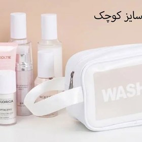 تصویر واش بگ مسافرتی زنانه صورتی WASH BAG