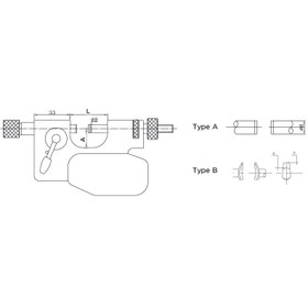 تصویر میکرومتر SNAP GAUGE ساعتی 50-0 میلیمتری اسیمتو (ASIMETO) مدل 0-02-181 