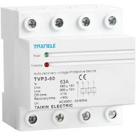 تصویر محافظ ولتاژ تکسنله مدل سه فاز TVP3-60 TAXNELE TVP3-69 3-phase Voltage Protector