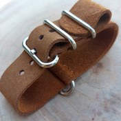 تصویر بند ناتو چرمی / بندساعت اسپورت - ۲۲ nato