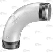 تصویر خم دو سر رزوه (روپیچ) گالوانیزه توپی برزیل 