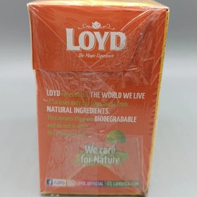 تصویر چای سیاه لوید مدل لیمویی 20 عددی loyd loyd