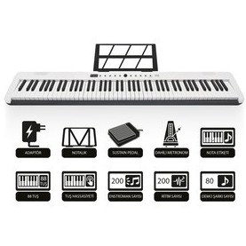 تصویر پیانو دیجیتال JDP 3088 با ۸۸ کلید حساس 
