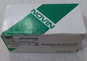 تصویر الکترود کامل فلزی دوسر ( الکترود فیزیوتراپی دوسر (6*4) اصلی نوین 